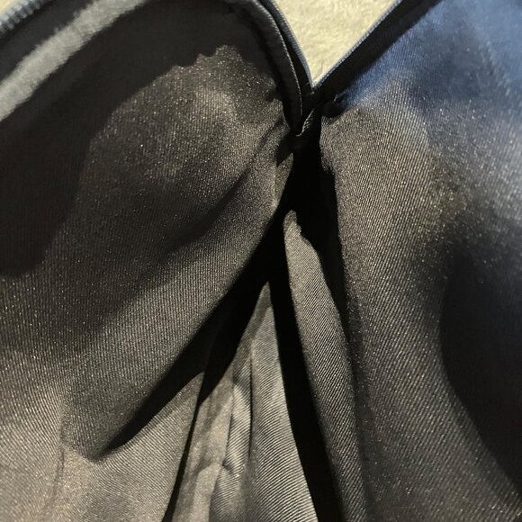 NWOT Vintage The Filer New York Organizer Dark Blue Purse Shoulder Straps - Picture 14 of 14